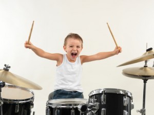 young drummer boy