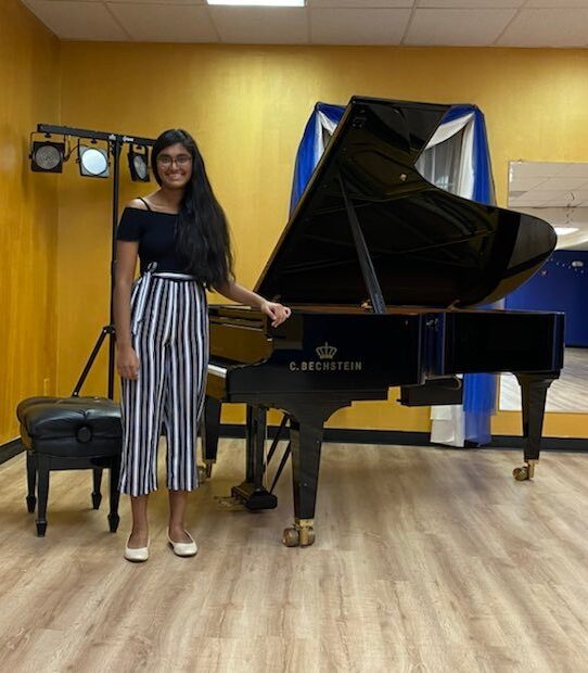 Sonia at the Piano - CM School of Fine Arts - Piano Lessons
